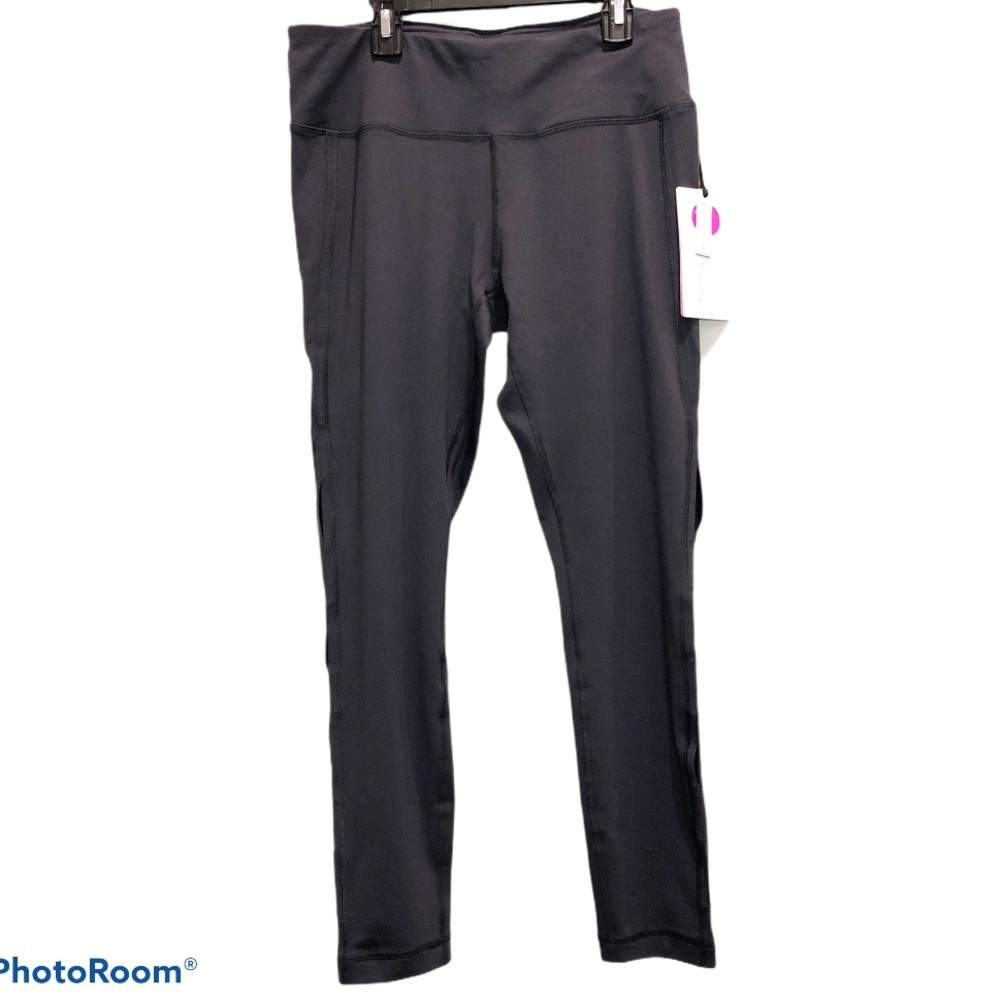 💜 Yogalicious Ankle Tight Leggings Gray Sz L